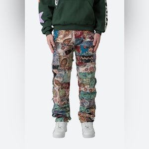 PANELED BLANKET PANTS
MULTI